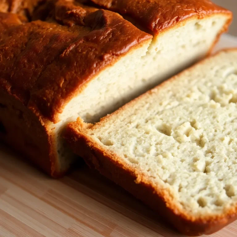 Sliced homemade bread