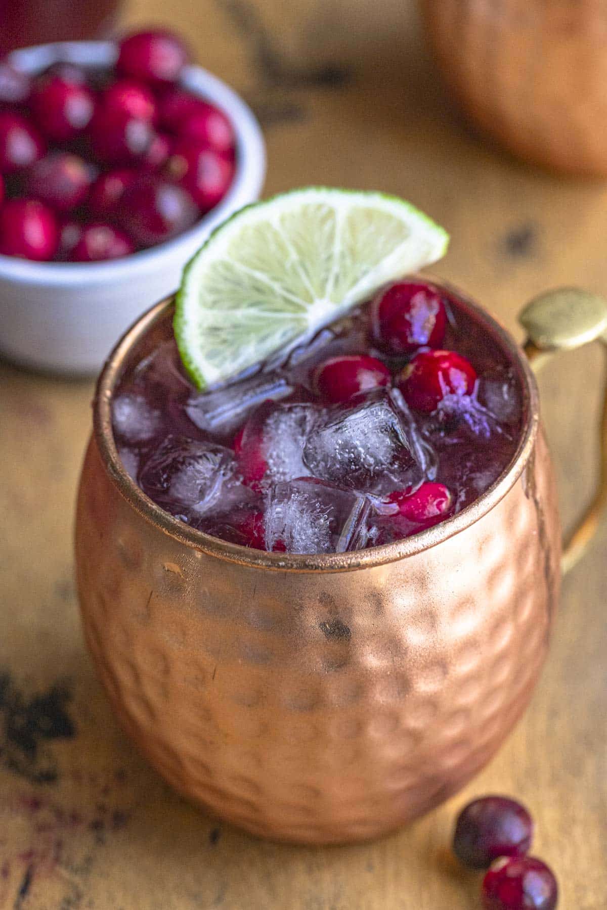 Cranberry Moscow Mule Mocktail