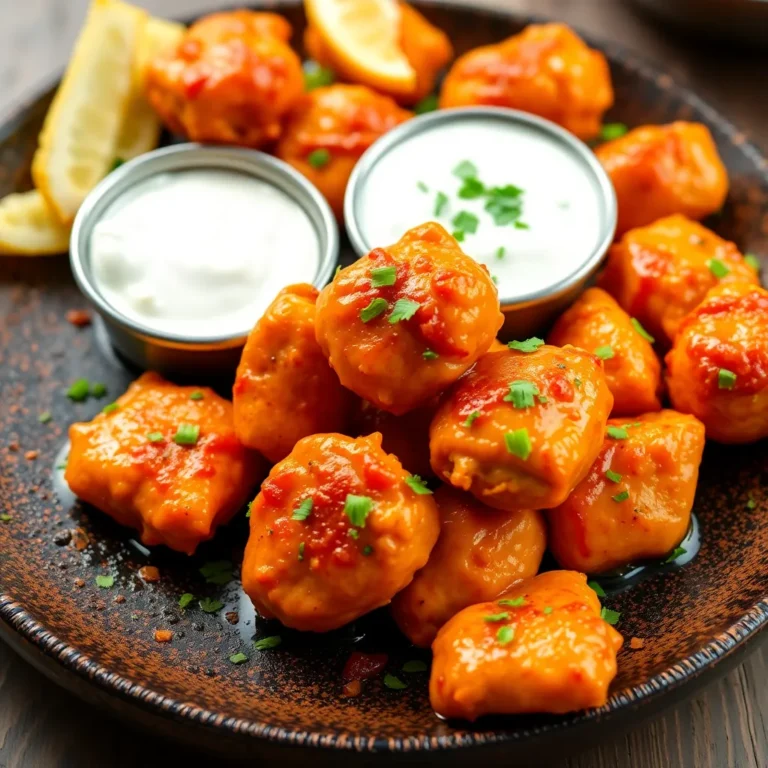 Air Fryer Buffalo Chicken Bites