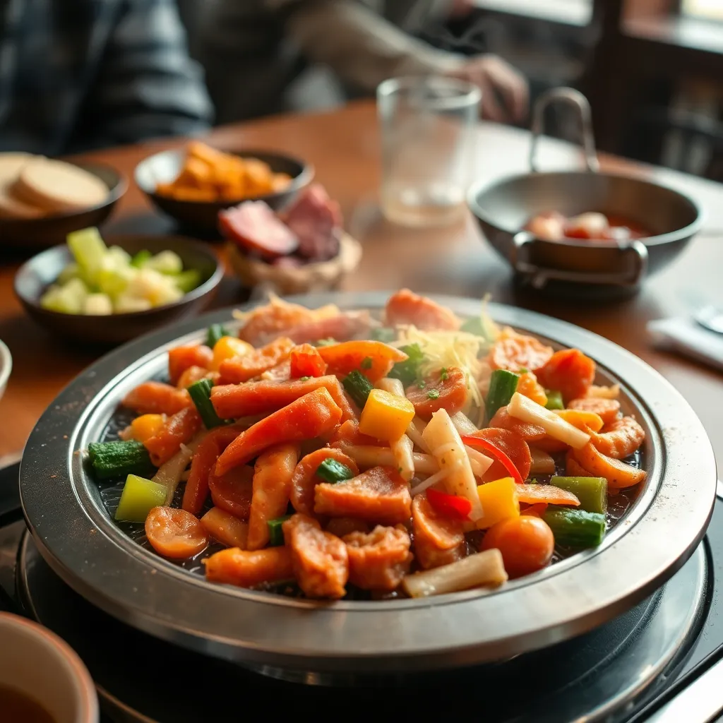  Diners at Pepper Lunch cook their meals on a hot plate right at their table.