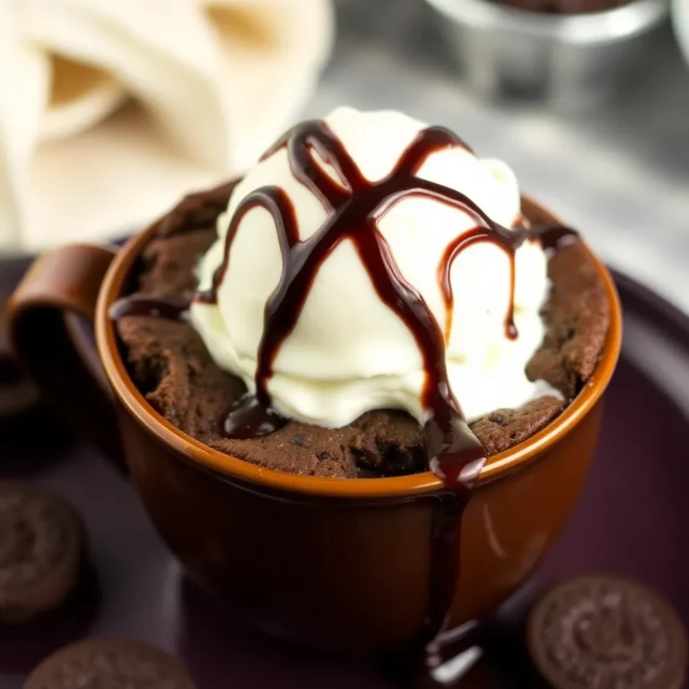 Oreo mug cake