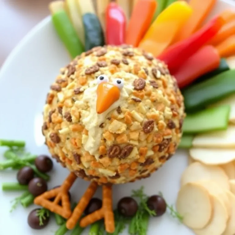 how to make turkey cheese ball